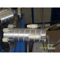Machine à conduits en feuille d&#39;aluminium flexible en spirale
